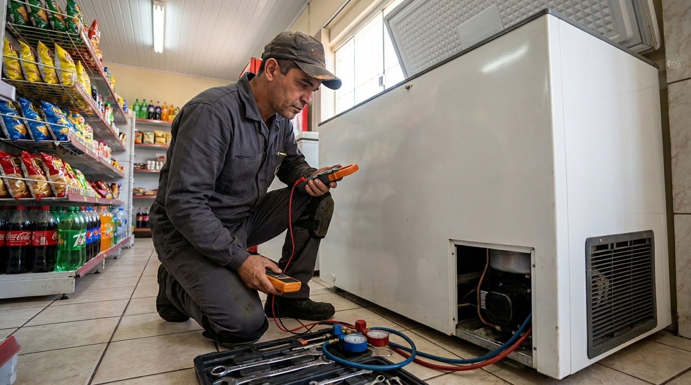 Conserto de placa eletrônica de freezer em Contagem‑MG